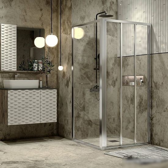 Душевой уголок Grossman Alba1 GR-9090Al1 90x90x190