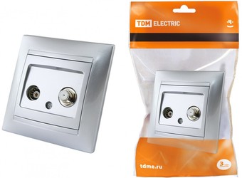 Розетка телевизионная TDM Electric Лама SQ1815-0220