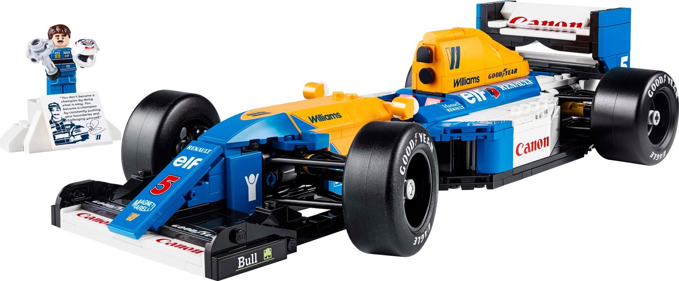 Конструктор LEGO Icons 10353 Гоночная машина Williams Racing FW14B & Nigel Mansell