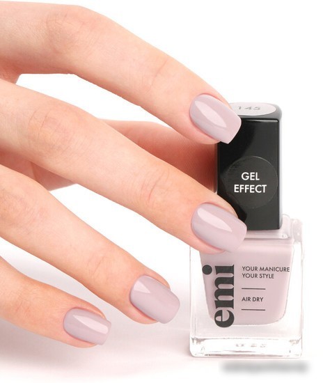 Лак Emi Gel Effect Вечерний песок №145 9 мл