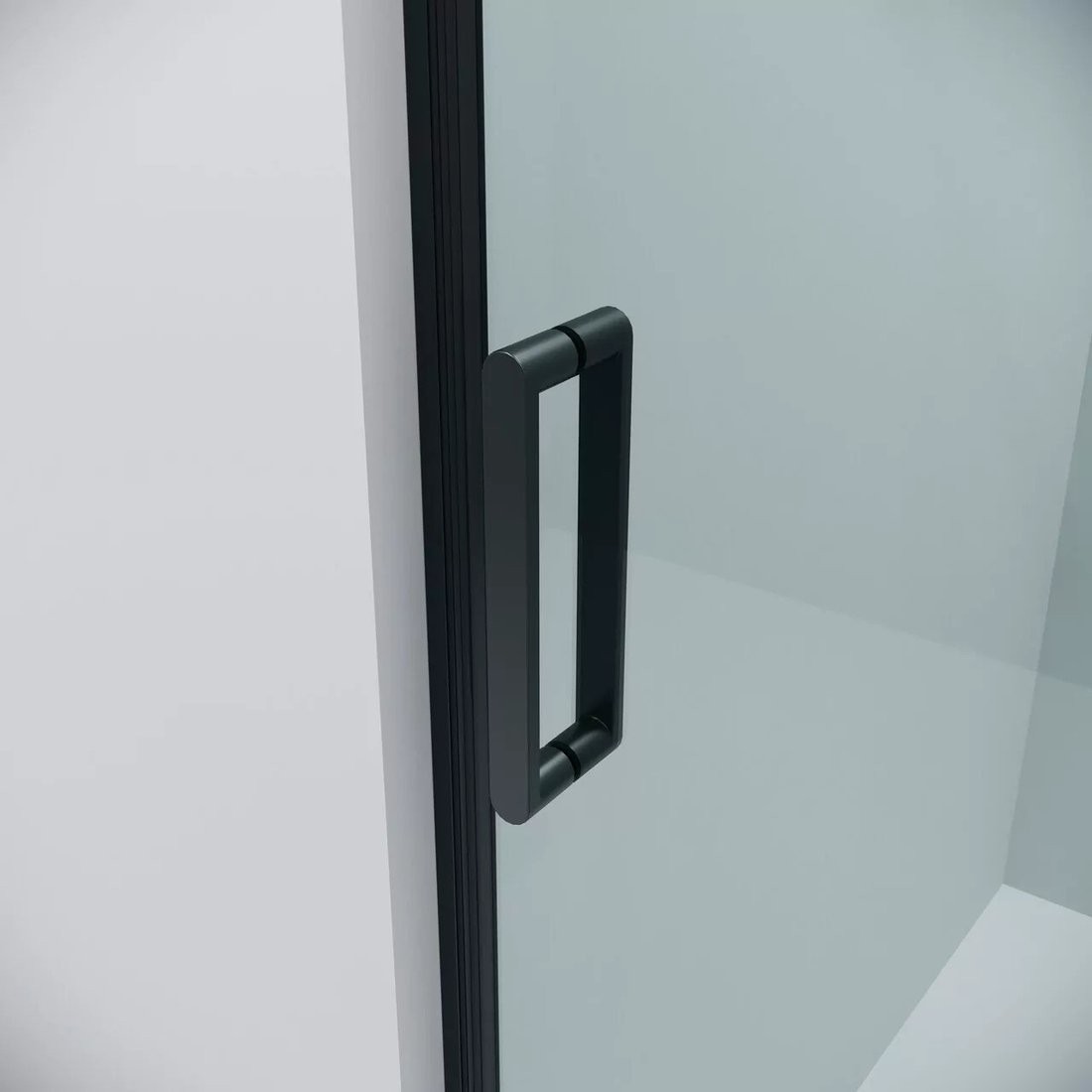 Душевой уголок Grossman Classic 140x80x195 120.K33.04.1480.21.00 (черный матовый/стекло прозрачное)