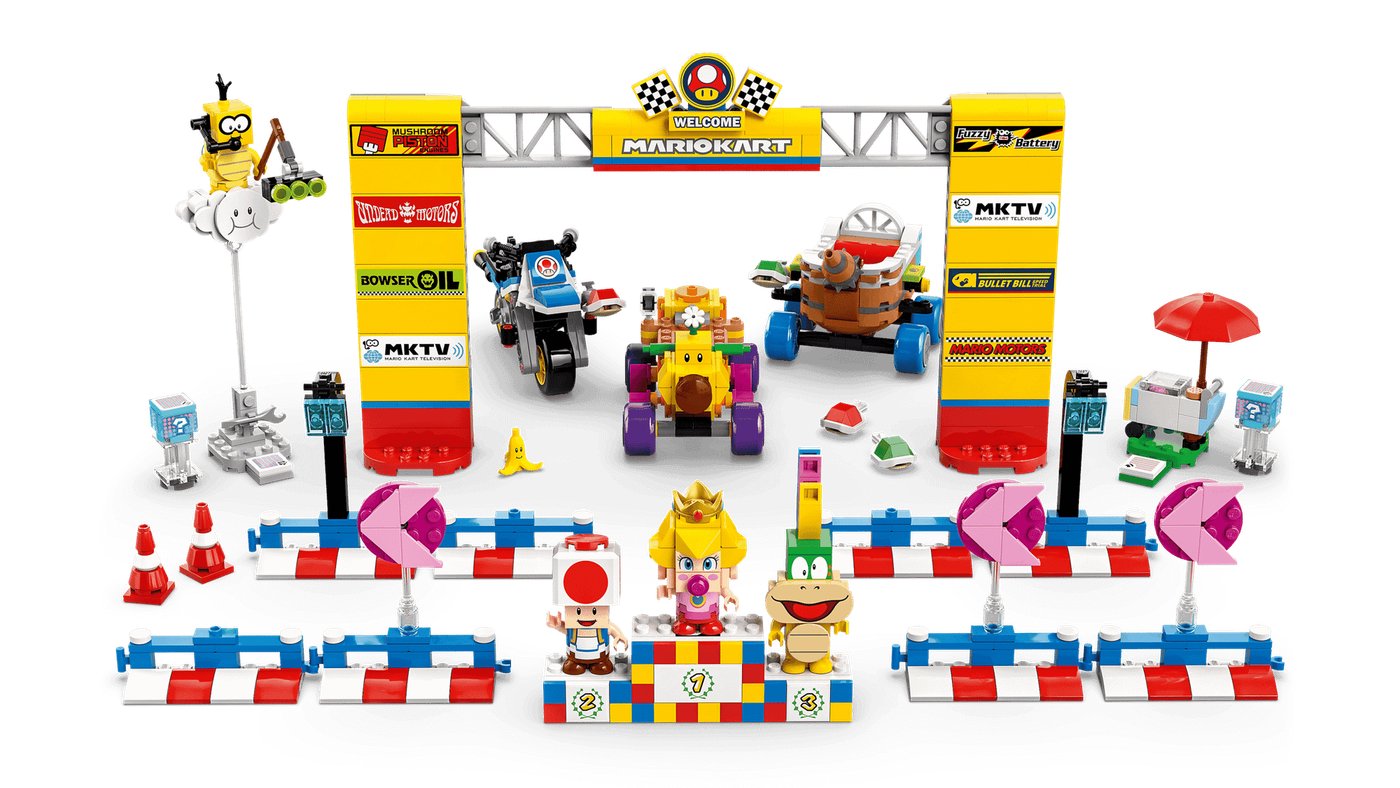 Конструктор LEGO Super Mario 72036 Марио Карт: Бейби Пич и Гранд-при