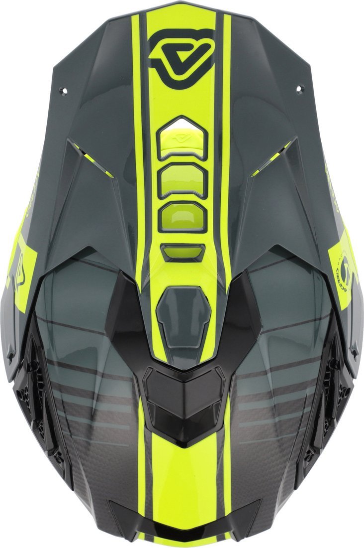 Мотошлем Acerbis Airstrike-C 0026832.457.064 (M, черный/флуоресцентный желтый)