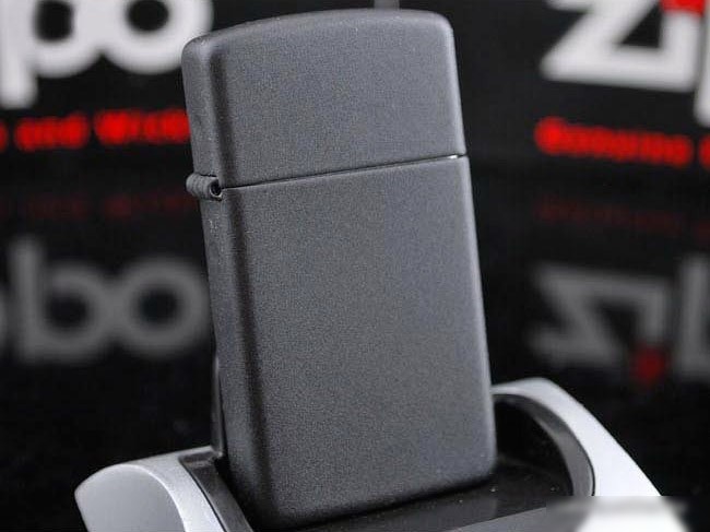 Зажигалка Zippo Slim 1618 Black Matte