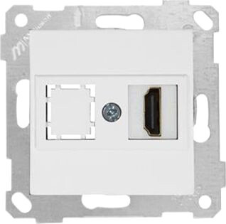 Розетка HDMI Mutlusan Rita 2200-457-0101 (белый)