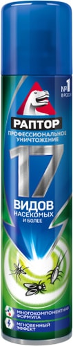 Аэрозоль от насекомых Раптор Универсальный от 17 видов Ас0517 275 мл