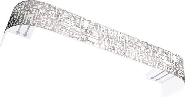 Карниз для штор Legrand Бруно 7см 2м 2р с поворотами 58139433 (серебро/патина)