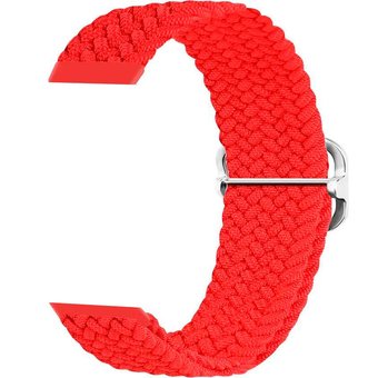 Ремешок Rumi Wick из плетеного нейлона для Huawei Band 7 (красный)