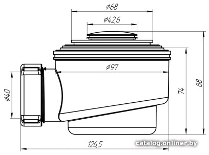 Сифон Ани Пласт E410CL