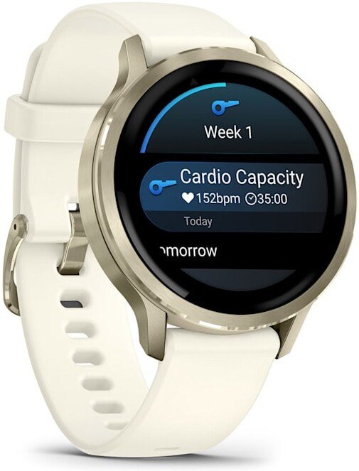 Умные часы Garmin Venu 4 41 мм (золотистый/слоновая кость)