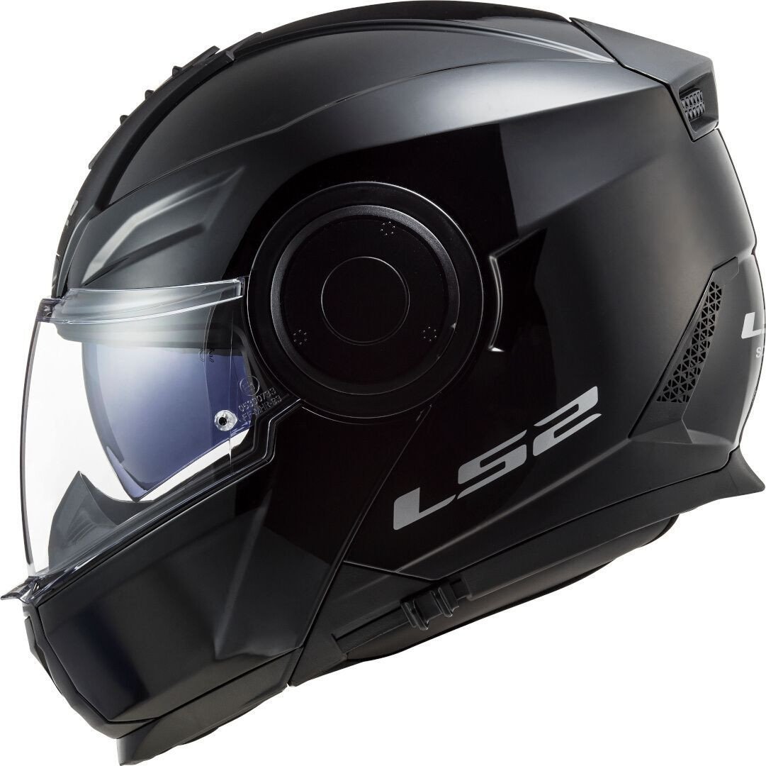 Мотошлем LS2 FF902 Scope II Solid (S, черный глянец)