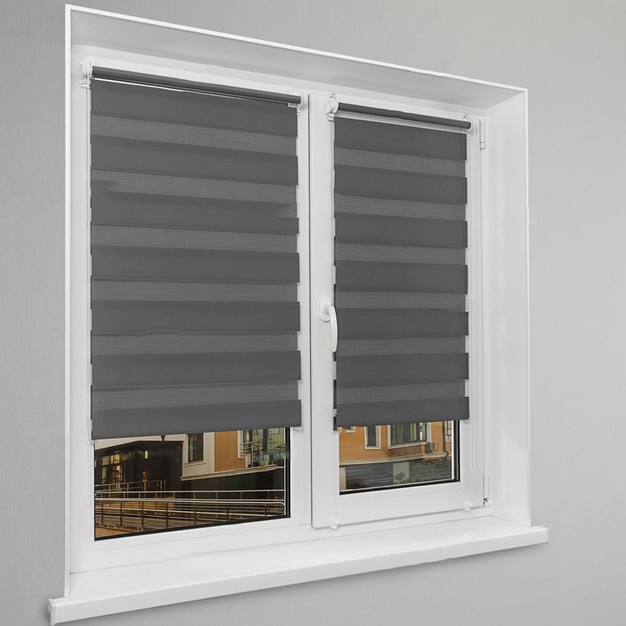 Рулонные шторы Lm Decor ДН LB 11-10 200х185 (графитовый)