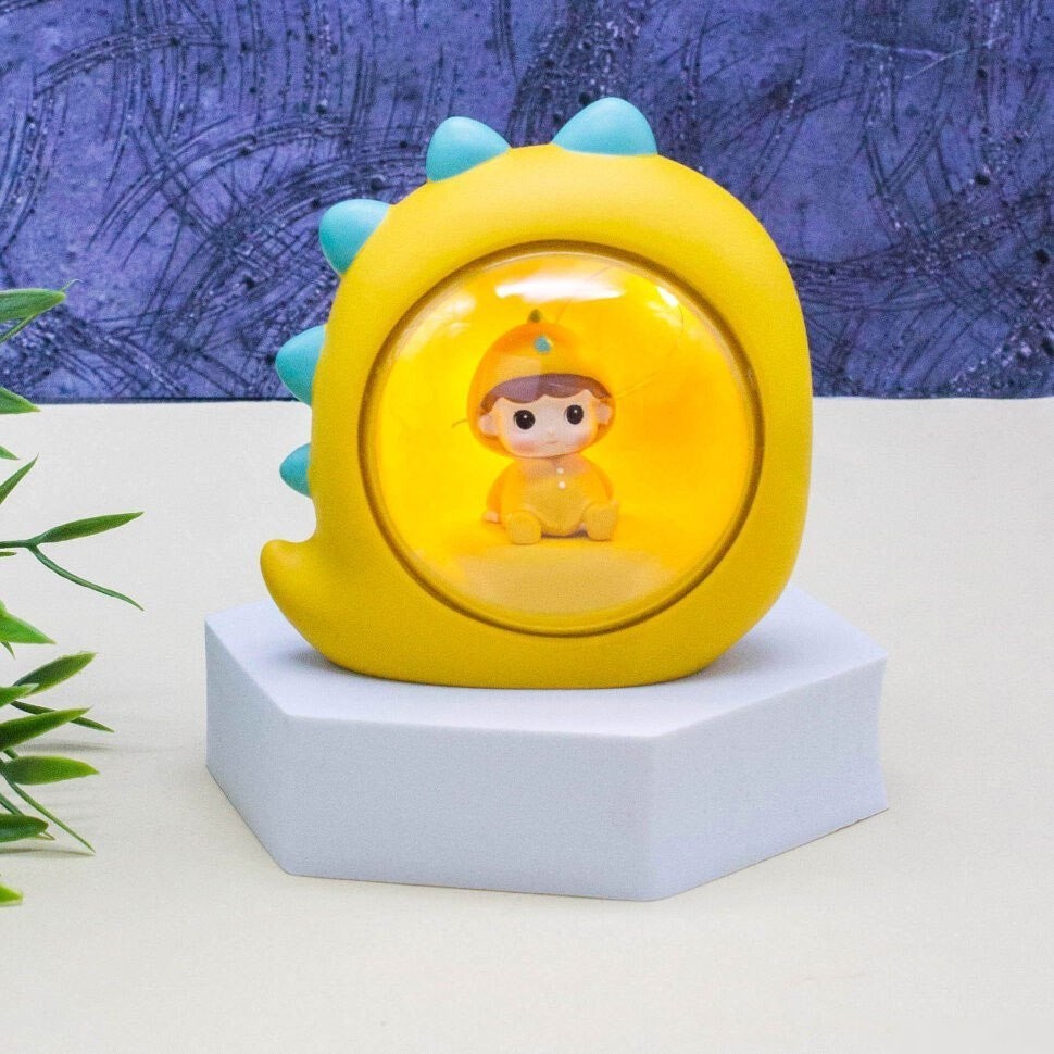 Ночник ILikeGift Baby Dino BB2675-6B (желтый)