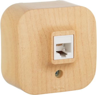 Розетка Legrand Quteo 782274 (дерево)