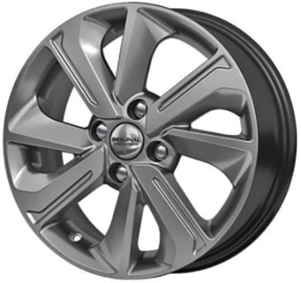 Литые диски SKAD KL-319 15x6" 4x100мм DIA 54.1мм ET 46мм Графит
