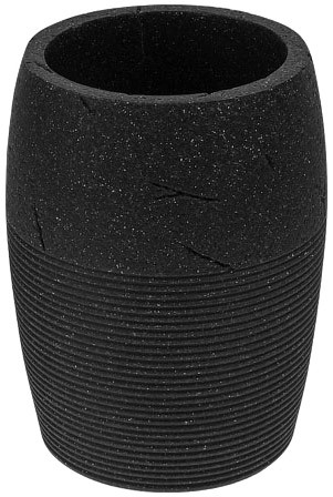 Стакан для зубной щетки и пасты Perfecto Linea Blackstone 35-005033