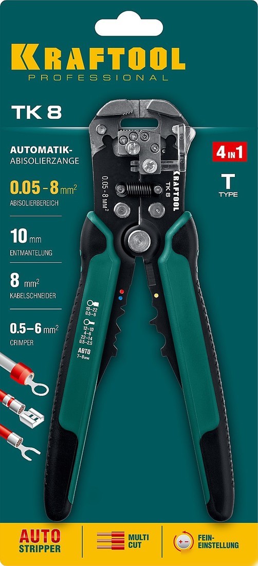 Кримпер KRAFTOOL TK-8 22637