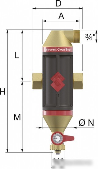 Сепаратор Flamco 30046