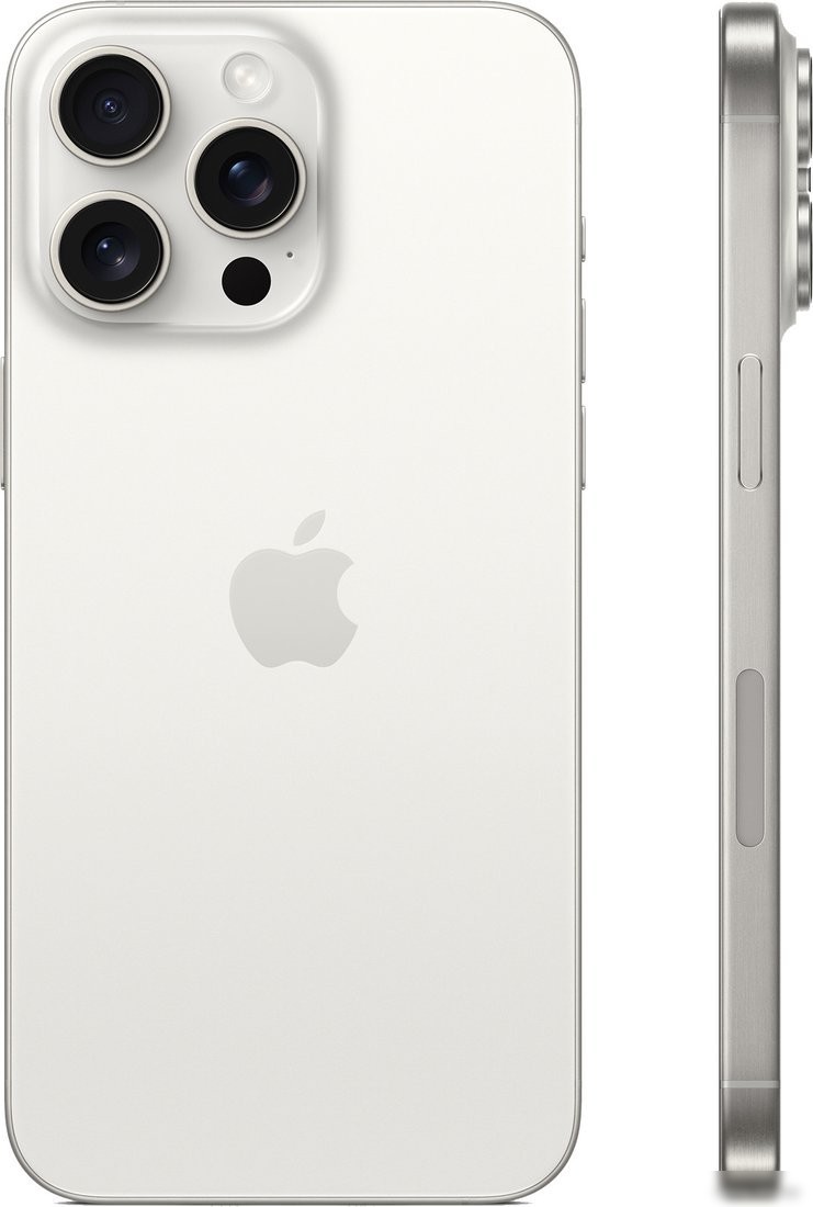Телефон Apple iPhone 15 Pro Max 256GB (белый титан)