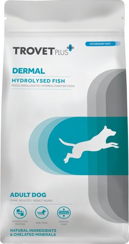 Сухой корм для собак Trovet Plus Adult Dog Dermal Hydrolised Fresh Fish (3кг)