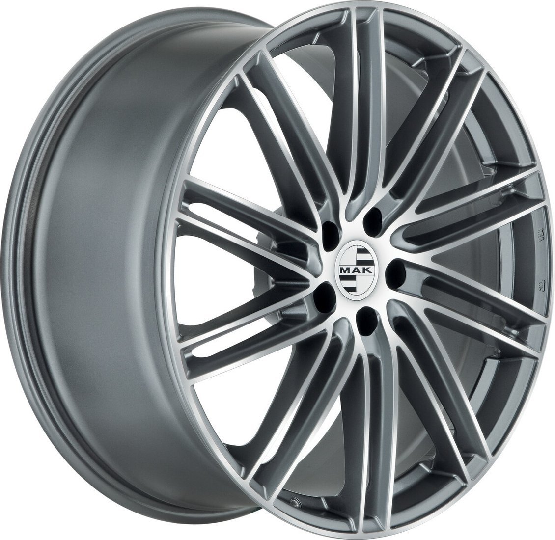 Литые диски MAK Leipzig 21x9.5" 5x130мм DIA 71.6мм ET 60мм Gun Met-Mirror Face