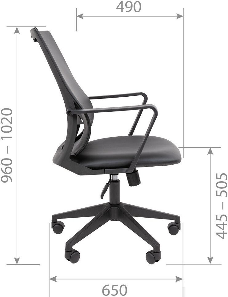 Офисное кресло CHAIRMAN 545 БП (экокожа бежевый)