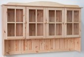 Шкаф-витрина Диприз Lena Д.73104.7 (сосна, без отделки)