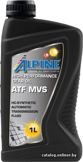 Трансмиссионное масло Alpine ATF MVS 1л Трансмиссионное масло Alpine ATF MVS 1л