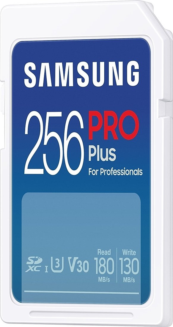 Карта памяти Samsung PRO Plus 2023 SDXC 256GB (с кардридером)