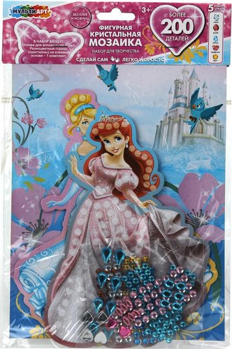 Алмазная мозаика MultiArt Кристальная мозаика фигурная Красотки CRYSTFIG-114794