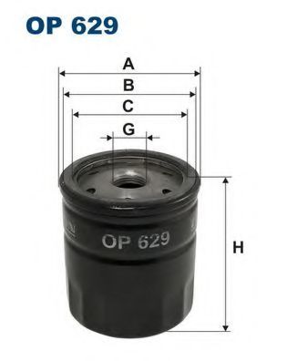 Масляный фильтр Filtron OP629
