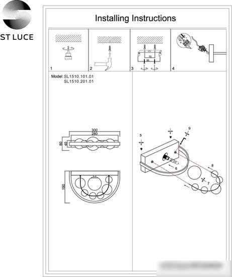 Бра ST Luce SL1510.201.01