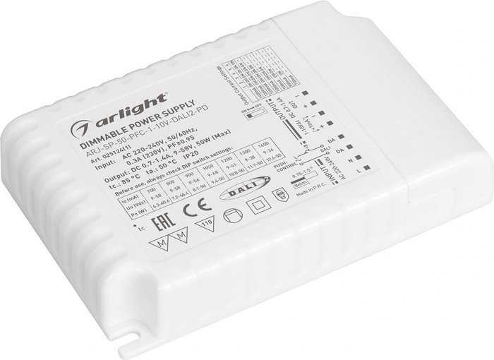 Блок питания Arlight ARJ-SP-50-PFC-1-10V-DALI2-PD 025124(1)