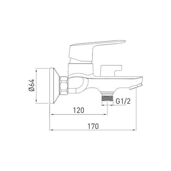 Смеситель Gross Aqua Flat 2250520C