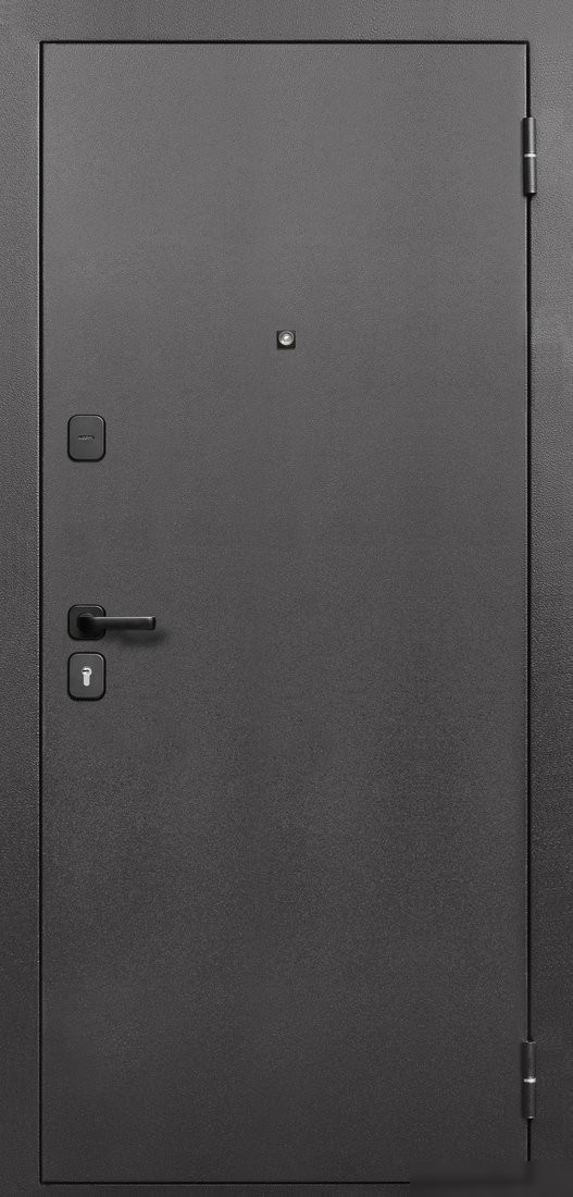 Металлическая дверь Guard 96x205x7 правая (серебристый/белый матовый)