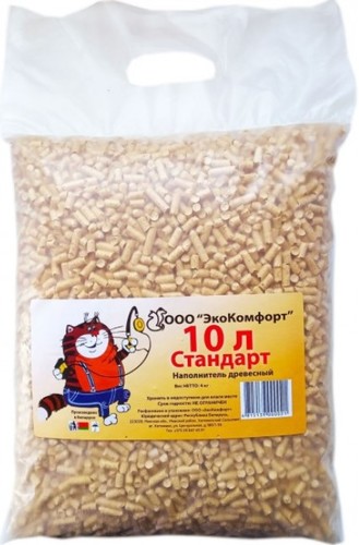 Наполнитель для туалета ЭкоКомфорт Стандарт 10 л