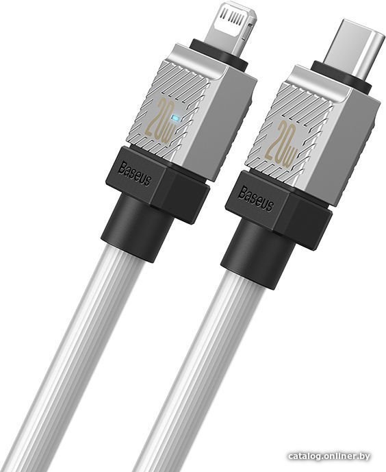 Кабель Baseus CoolPlay Series USB Type-C - Lightning (1 м, белый)