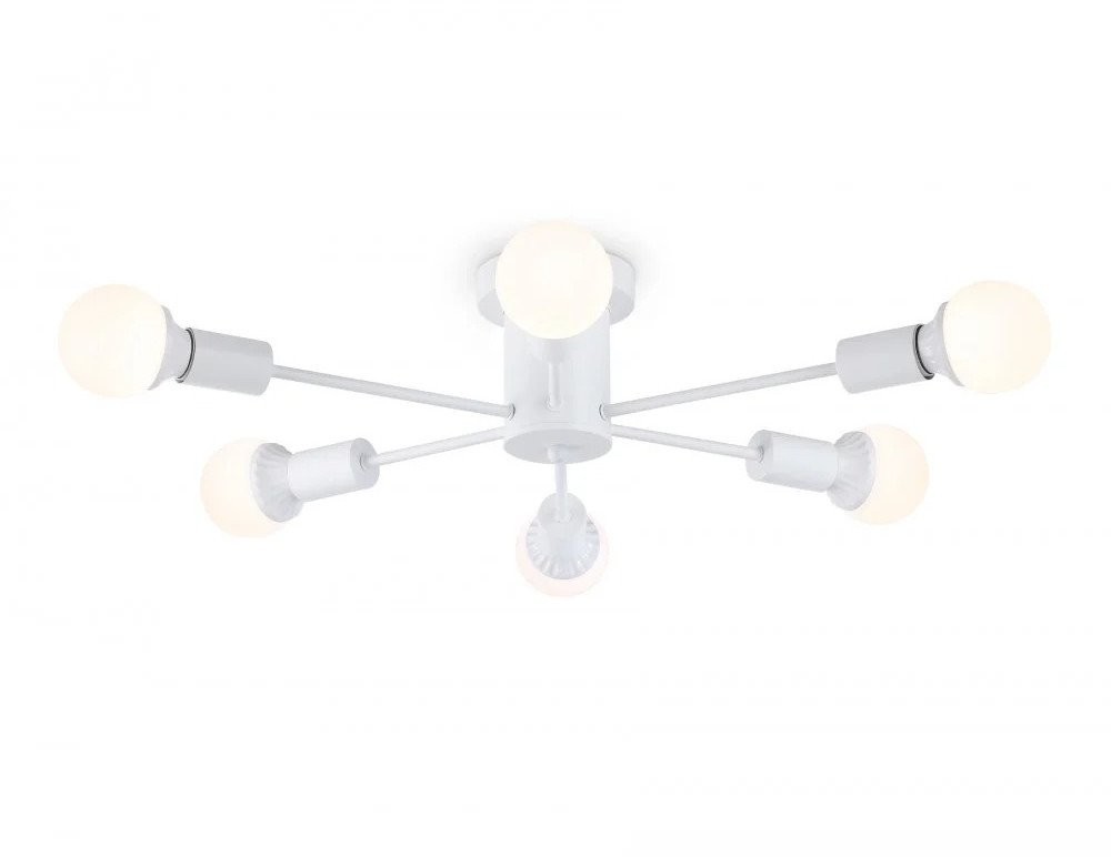 Припотолочная люстра Ambrella light Traditional TR80401/6 WH (белый)