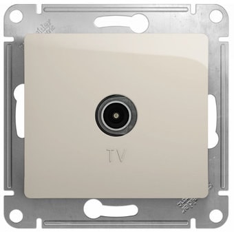 Розетка телевизионная Schneider Electric Glossa GSL000993