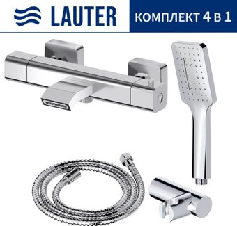 Смеситель Lauter Comfort 21YH40400 с лейкой Relexa Fleur 21S00126
