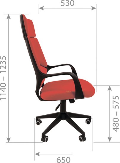 Кресло CHAIRMAN 525 (оранжевый)