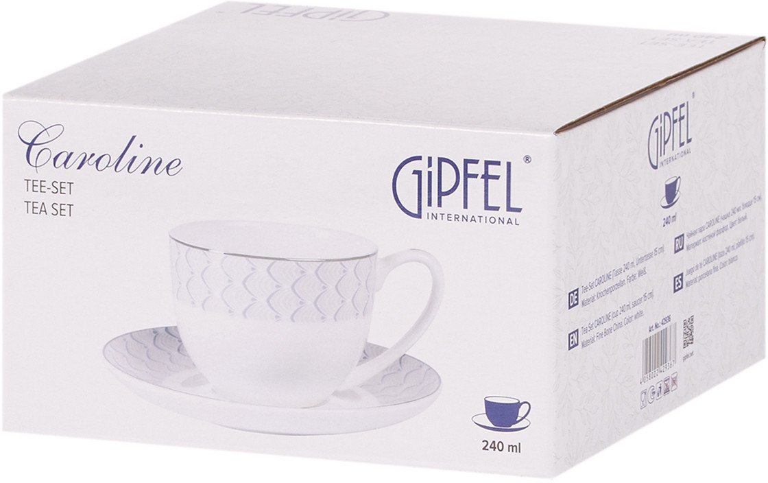 Чашка Gipfel Caroline 42936 (белый)