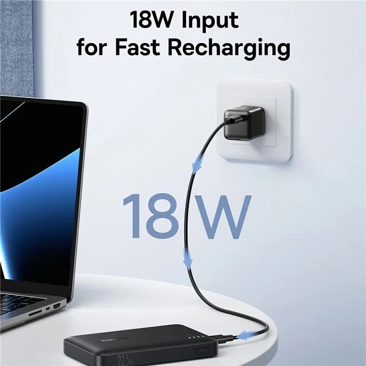 Внешний аккумулятор Baseus EnerFill FP21 22.5W 10000mAh (черный)