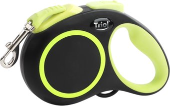 Поводок-рулетка Triol Urban Neon 11121014 (XS, 3м лента, черный)