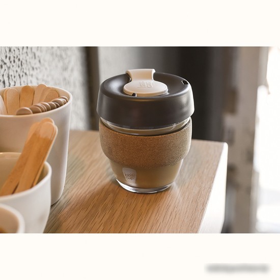 Многоразовый стакан KeepCup Brew Cork S Latte 227мл (серый)