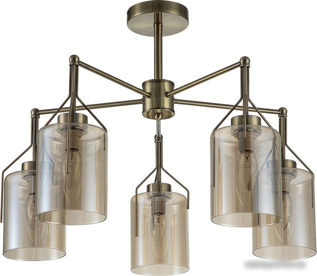 Люстра средней высоты Escada Divita 688/5P E14*40W Brass