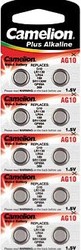 Батарейки Camelion LR54 10 шт. [AG10-BP10]