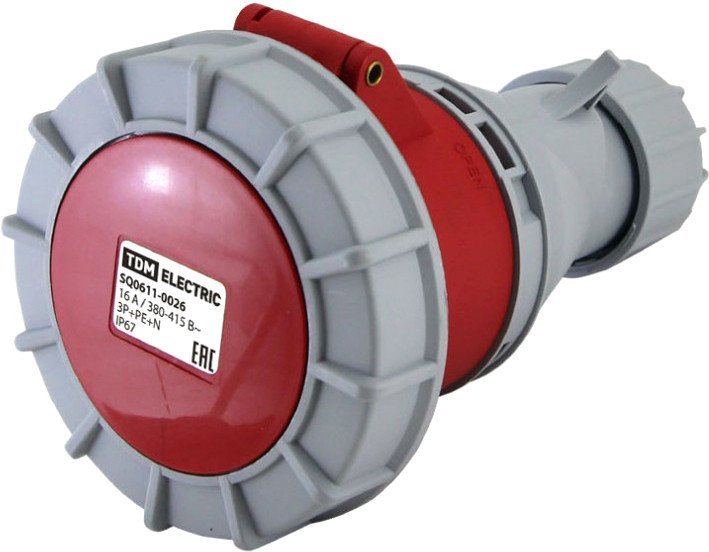 Розетка промышленная TDM SQ0611-0026