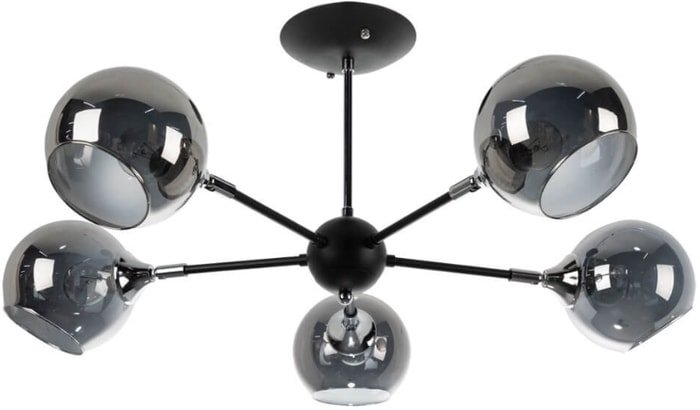 Люстра средней высоты Arte Lamp Lagos A2708PL-5BK