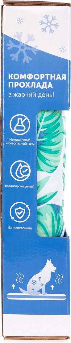 Коврик (подстилка) SkyRus Охлаждающий Cooling Mat ICE-SCM04-04 (зеленый лист)